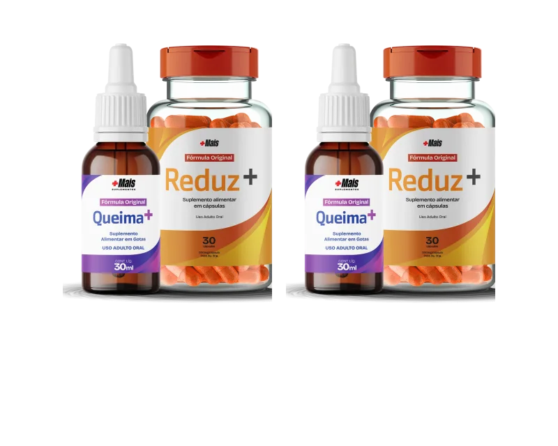 Kit Entrada: produtos Reduz+ e Queima+