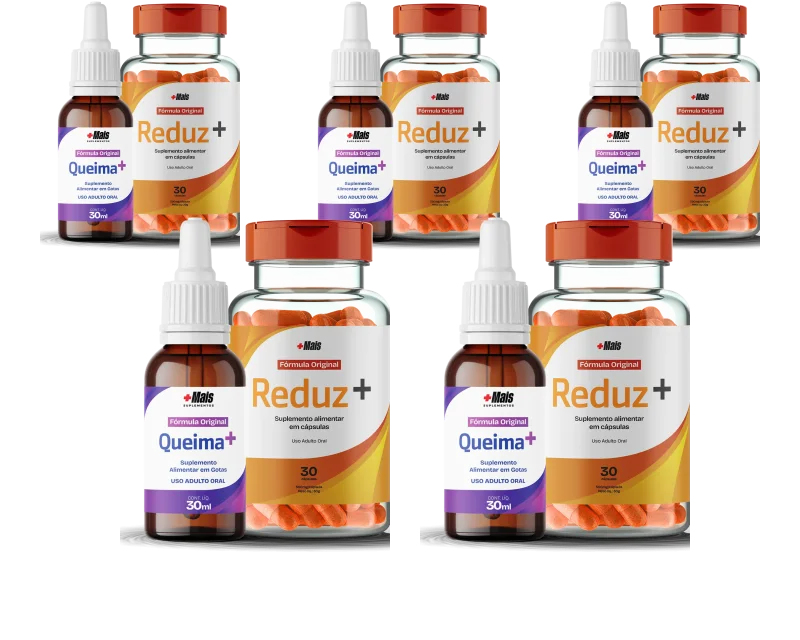 Kit Intermediário: produtos Reduz+ e Queima+