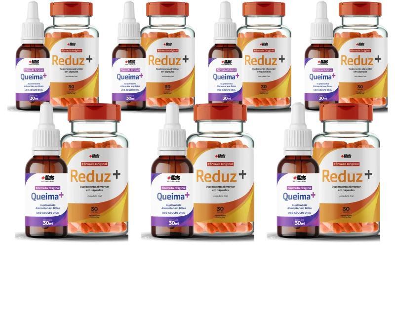 Kit Completo: produtos Reduz+ e Queima+